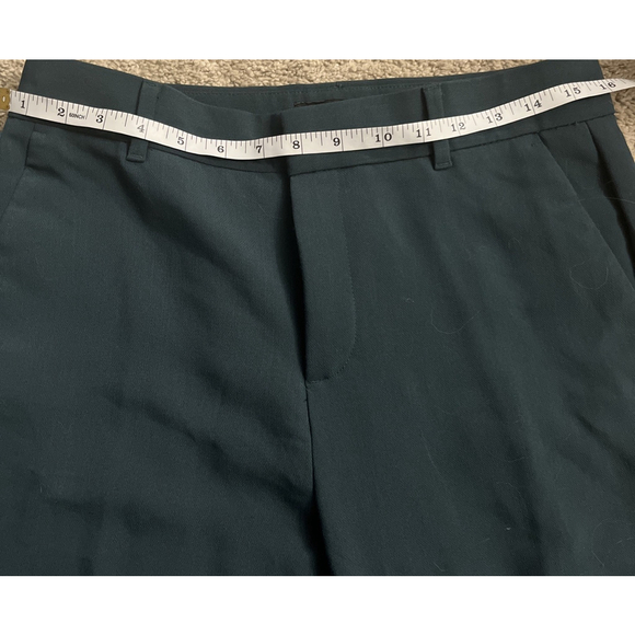 New Banana Republic Blue High Rise Stretch Bootcut Pants 32” Size 6 Pleated NWT - Picture 10 of 10